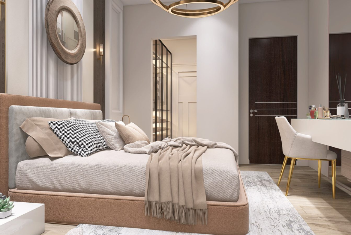 Master bedroom, Uptown Residence apartment