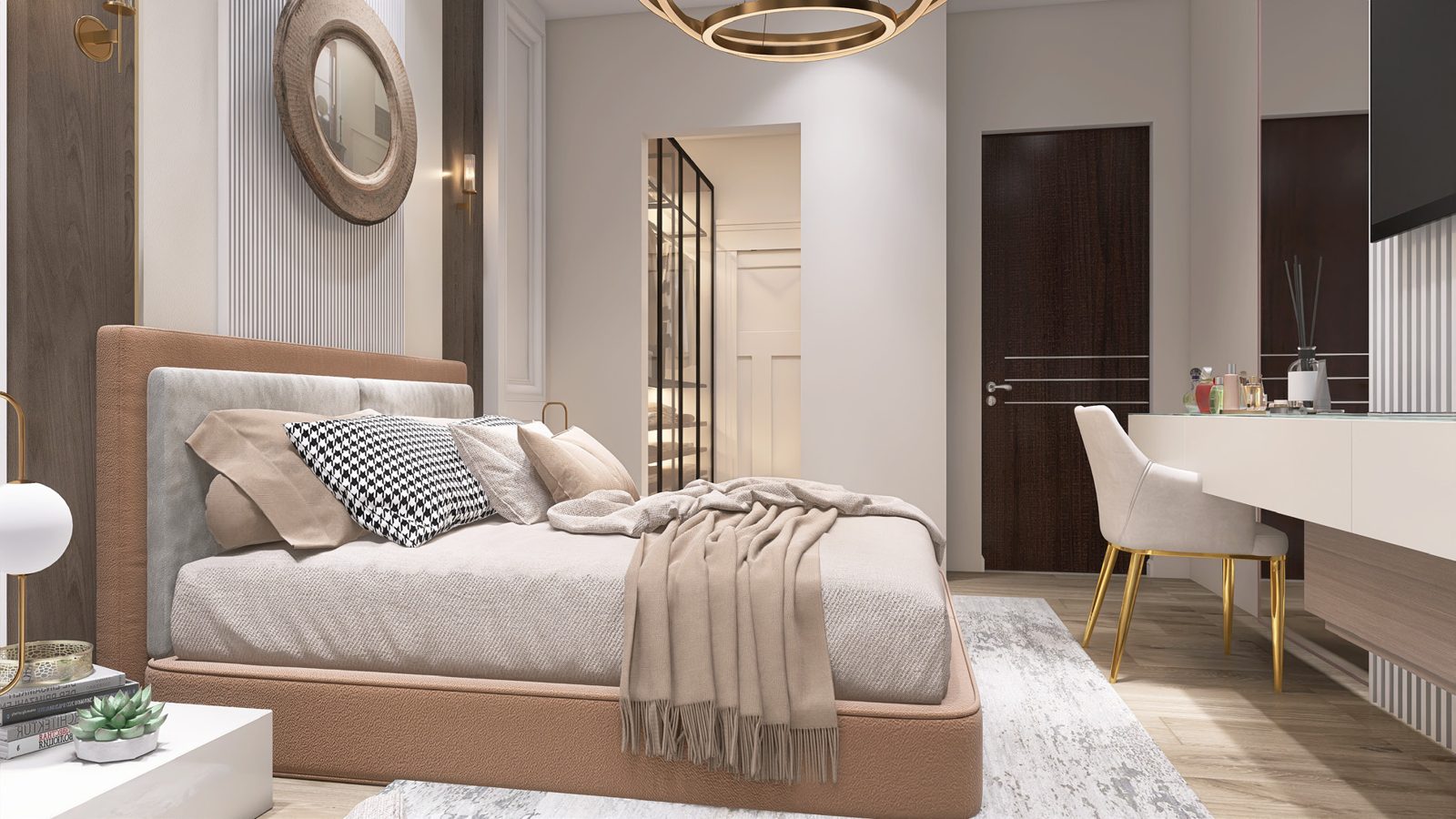 Master bedroom, Uptown Residence apartment